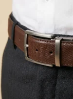 The Reverso Dualform – Carbon Chestnut Executive Grain Belt - Image 3